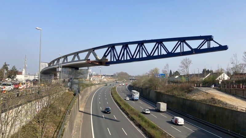 U81 Stadtbahnbridge over the Nordstar